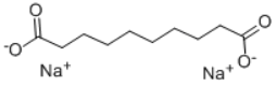 Disodium sebacate Structure