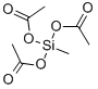 Methyltriacetoxysilane Structure