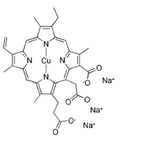 Sodium Copper Chlorophyllin Structure